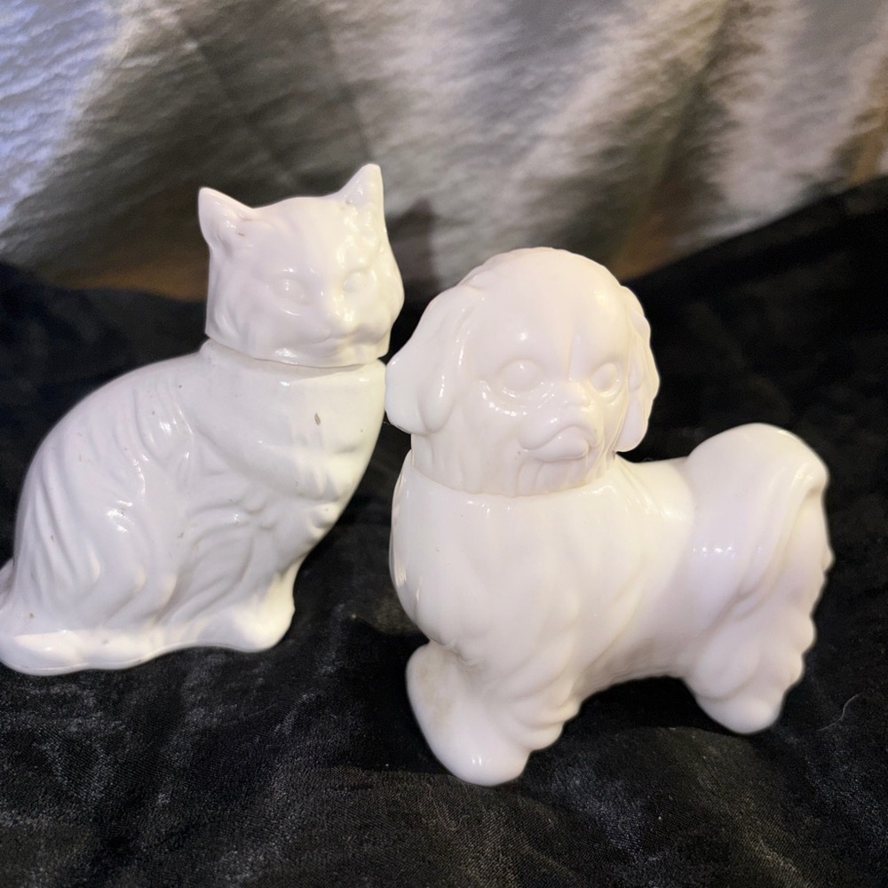 Avon Milk Glass Perfume Bottles Collector